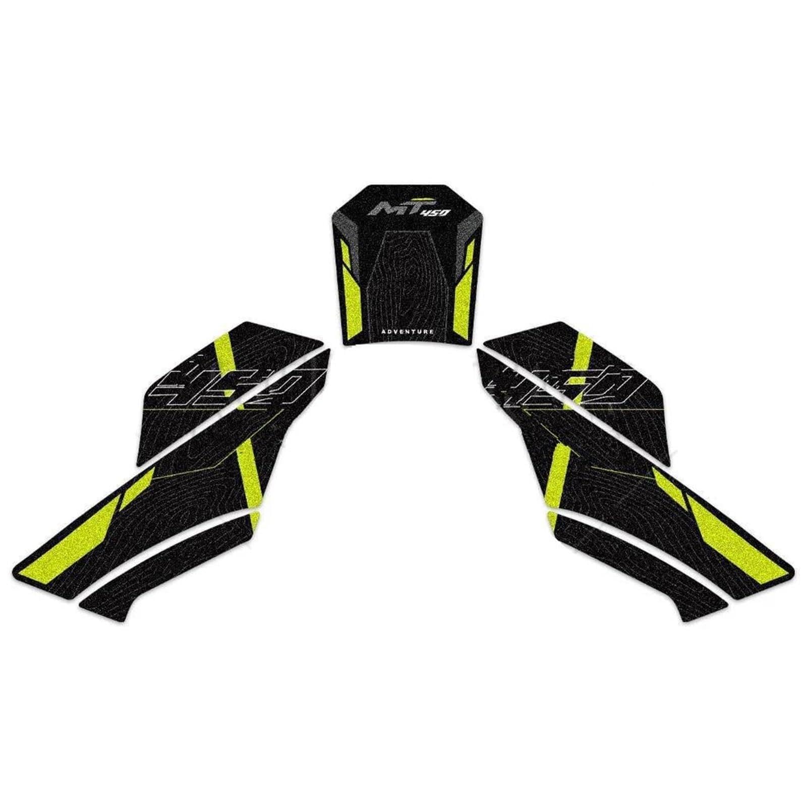 for CFMOTO 450MT 450 Mt Motorcycle Fuel Tank Pad Stickers Protector Decals Accessories Carbon-Look(Color1)