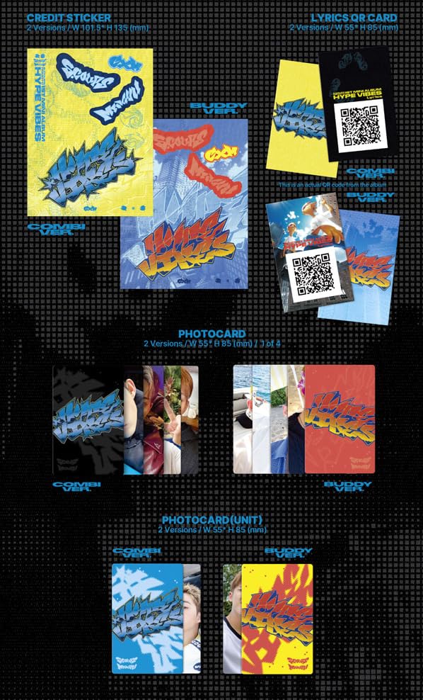 Amazon.com: CxM HYPE VIBES 1st Album [BUDDY Ver.] CD + Photobook +