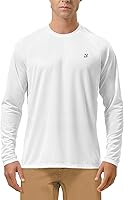 Vista 27 de Roadbox Camisas de Protección Solar UV UPF 50+ para Hombres Manga Larga SPF Rash Guard para Pesca Senderismo Natación Correr