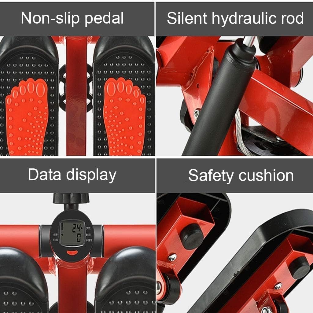 Stepper,Mini Fittness Climber Multi-Function Pedal Fitness Step Machine Indoor Cardio Training Exercise Machine Equipment for Beginners and Professionals