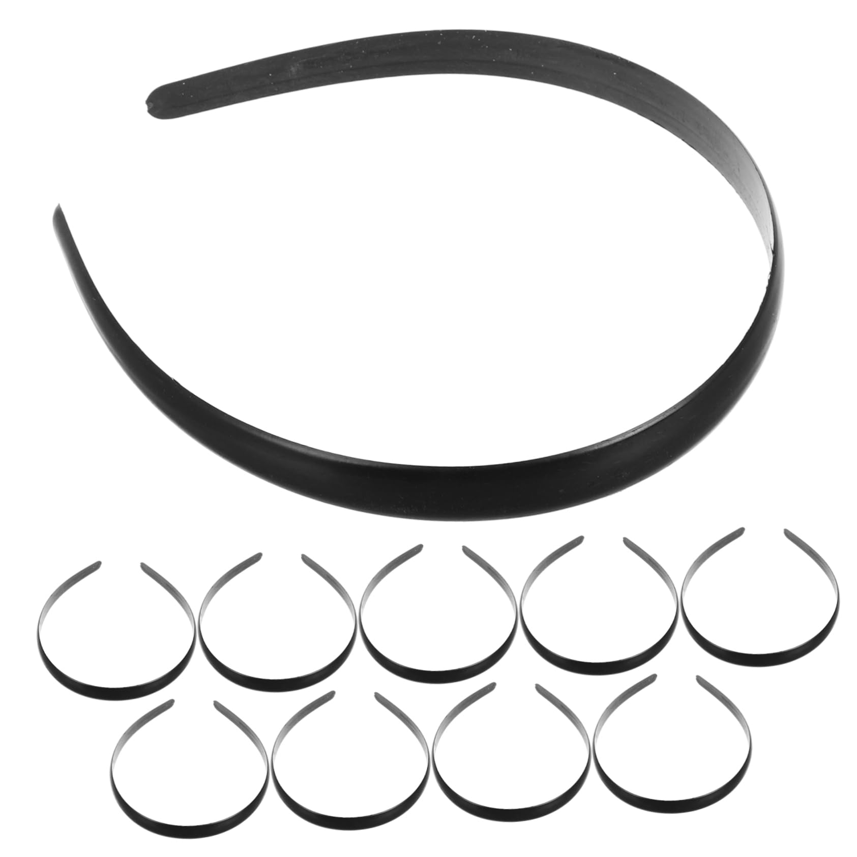 Healvian 4 Zestawy Plastikowa Opaska Na Głowę Prosta Obręcz Do Włosów Damskie Włosy Dziewczęta Obręcz Do Włosów Prosta Opaska Do Włosów Akcesoria Do Włosów Plastikowa Obręcz Do 50szt*4
