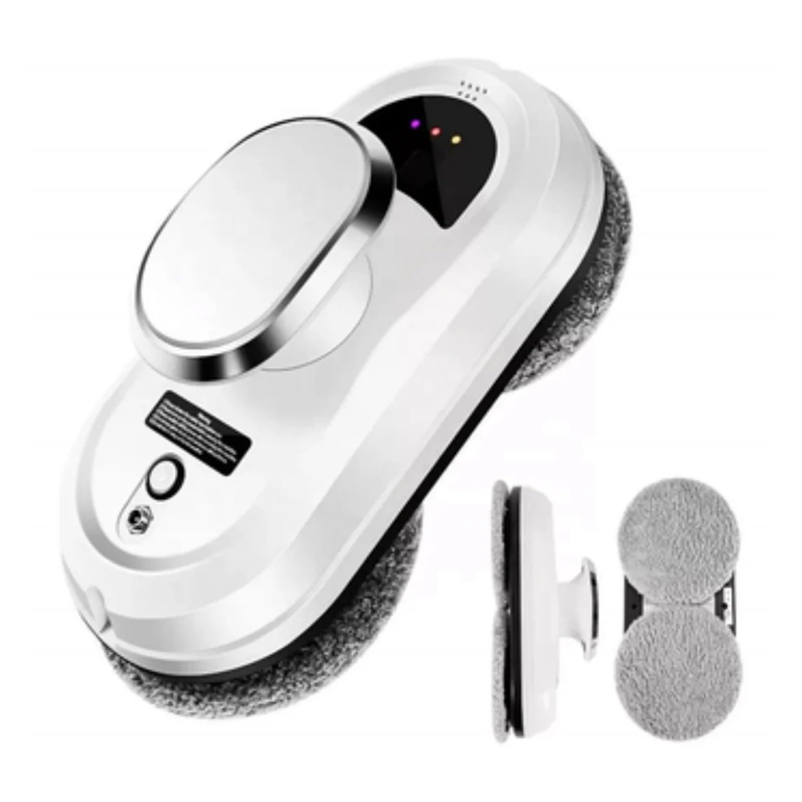 Hghadpltm One Color Automatic Window Cleaning Robot, 2800Pa Suction Glass Cleaner Intelligent Route Planning, Remote Control For House For Smooth Surfaces