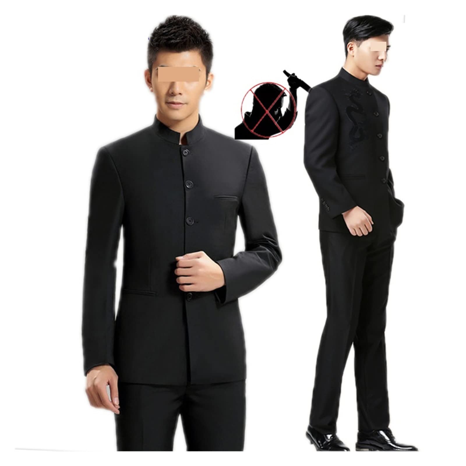 Equipo táctico de defensa personal, chaqueta anticorte Stealth, cuchillo, resistente a los cortes, ropa a prueba puñaladas, seguridad sin Alta resistencia(Have embroidery with pants,3XL)