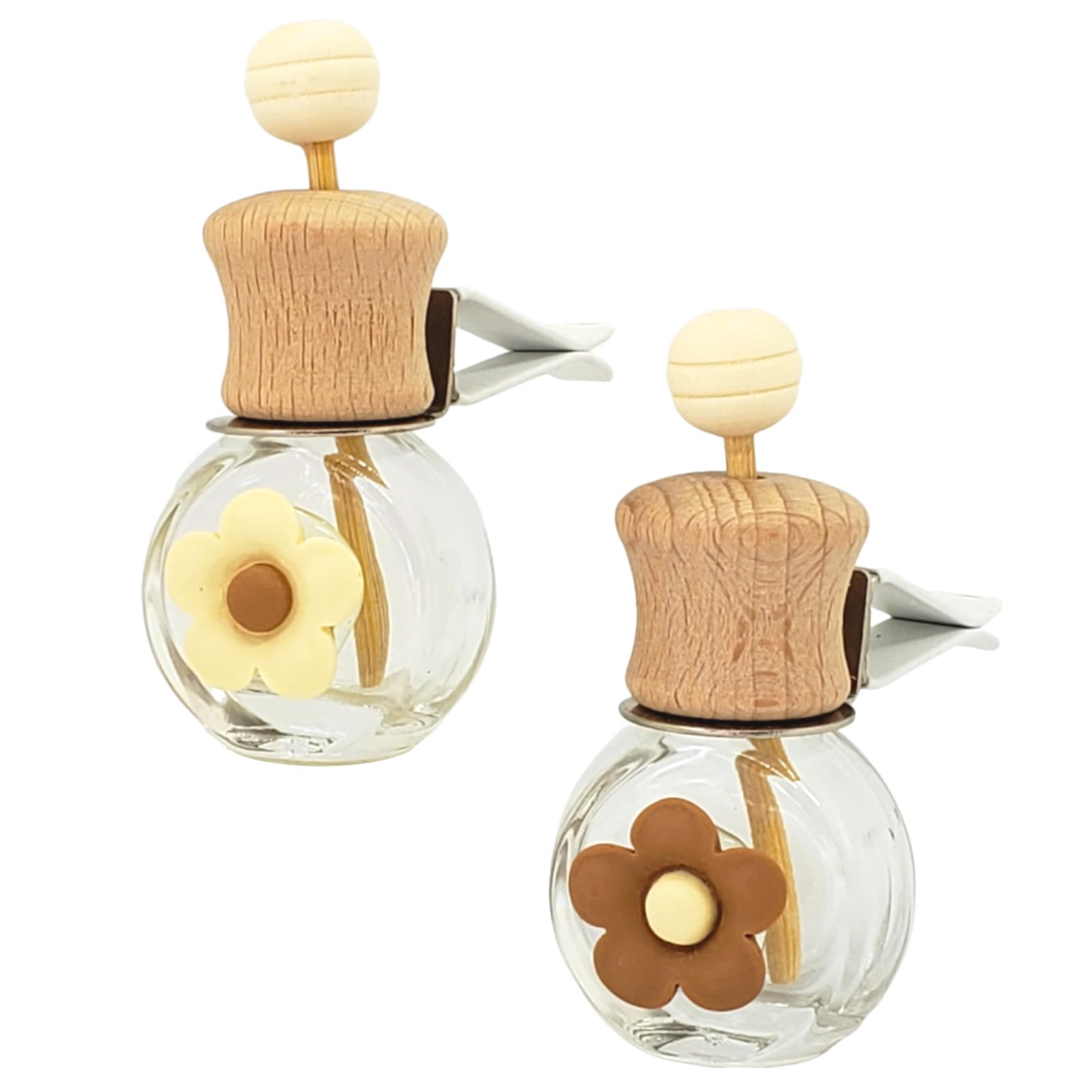 ブラウン芳香器 金色装飾付き Amazon.co.jp: LENARON 車 香水入れ