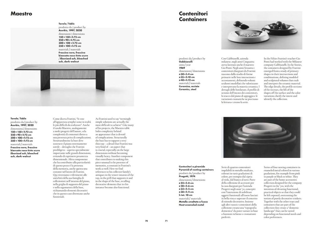 Gianfranco Frattini Design 1955/2003