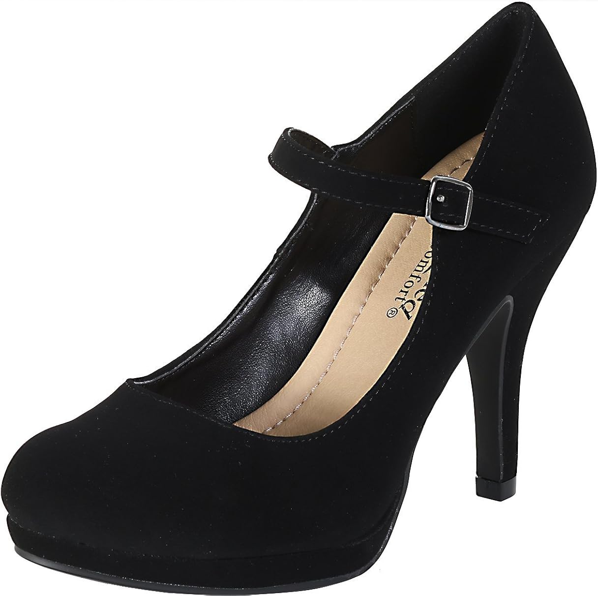 MVE Shoes Denniss Low Heel with Strap and Little Platform.