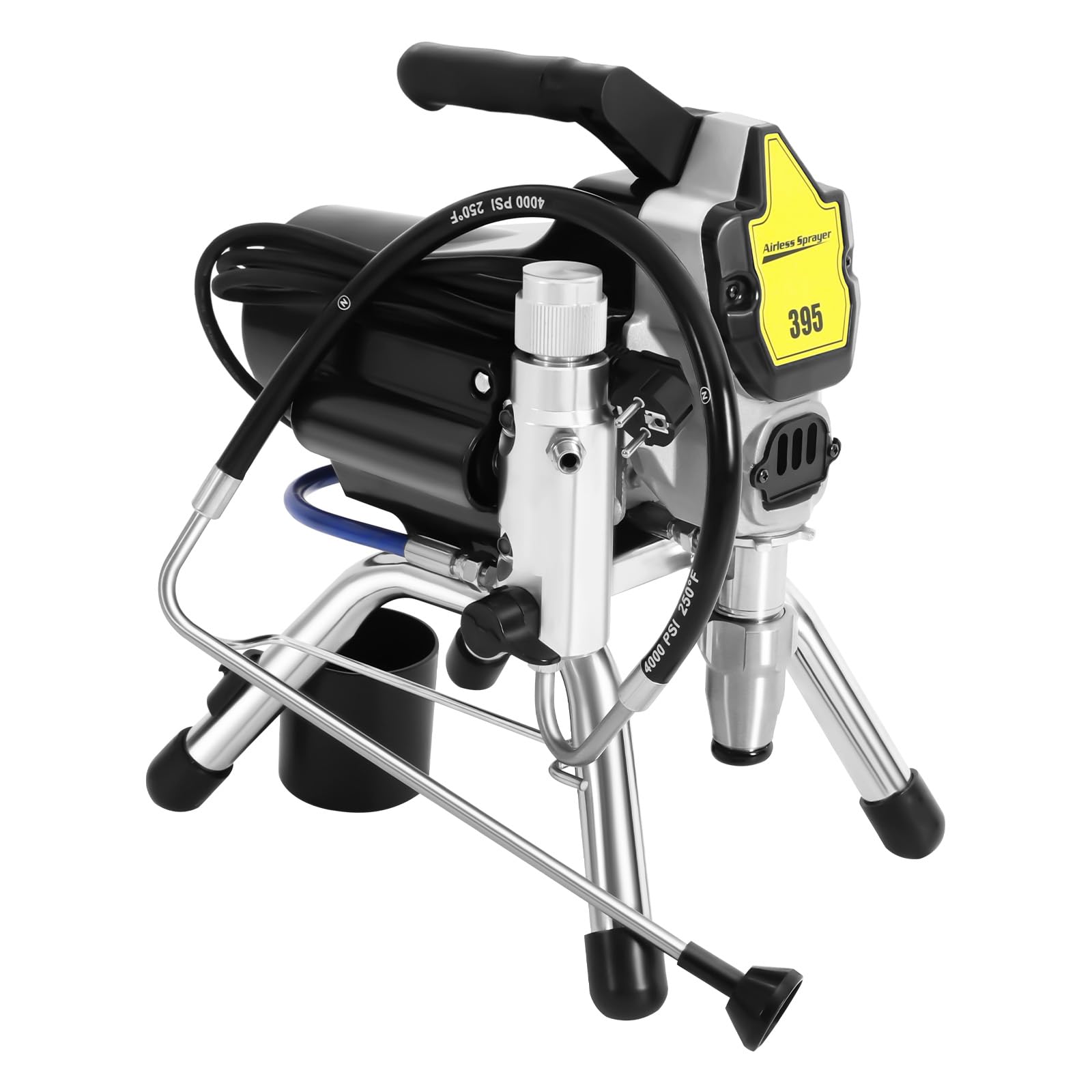 Pulverizador de pintura profesional sin aire, 3000 W, regulador de presión, pulverizador de pintura de 23 Mpa, sistema de pulverización de pintura sin aire, alta presión, 2,7 litros/min