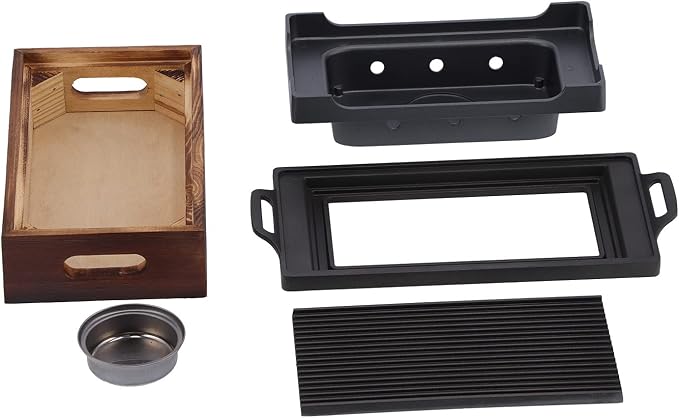 Kit accesorio para parrilla japonesa de aluminio portátil miniatura 6