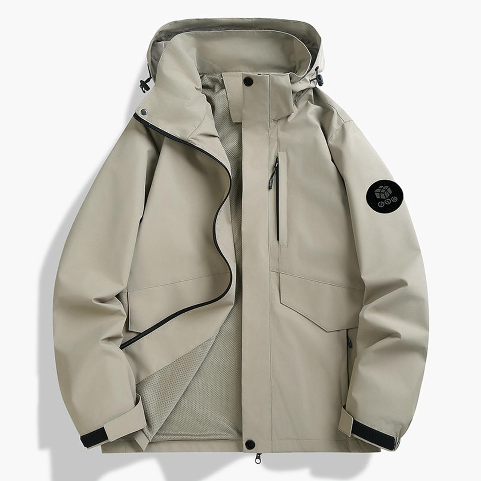 Chaqueta de una sola capa para senderismo al aire libre y rutas de otoño