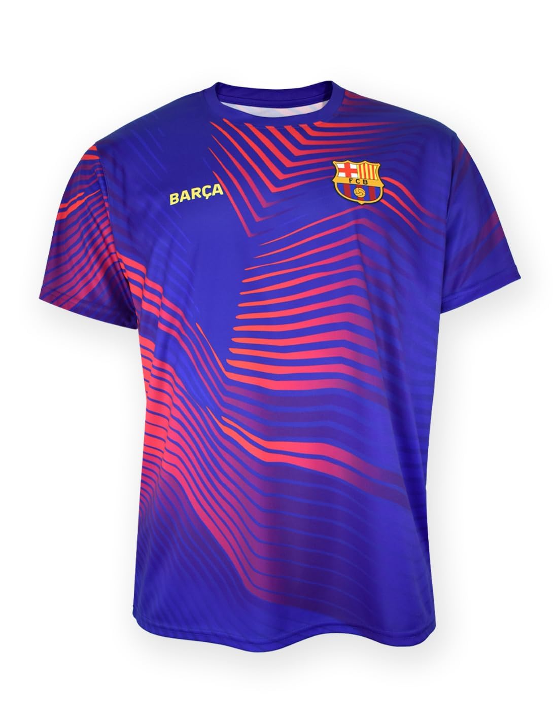FCB Maillot Barça Digital Blaugrana FC Barcelone - Réplique officielle - Motif géométrique - Tailles S à XXL