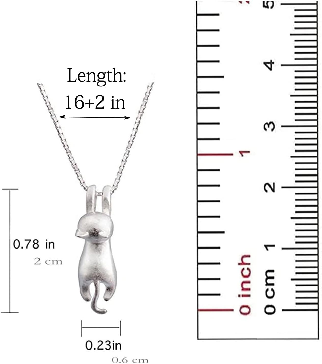 Elegant Cat Necklace for Women,Perfect Cat Lover Gifts Pendant Jewelry for Pet Lovers Friend Birthday Gift - Image 4