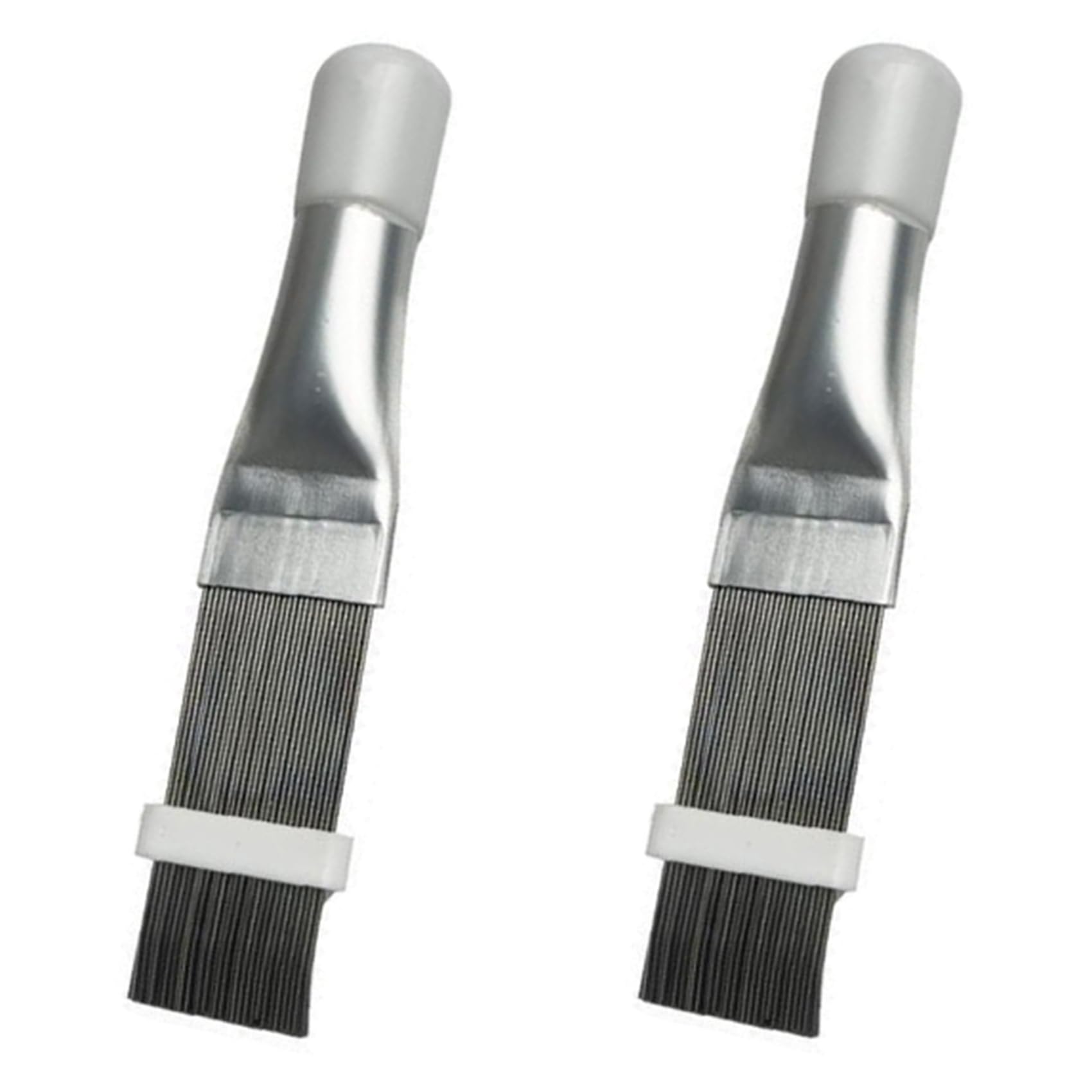 Hndhbfgrt 2X Stainless Steel Air Conditioner Restoration Comb Outside Unit Cleaning Tool Air Conditioner Fin Comb