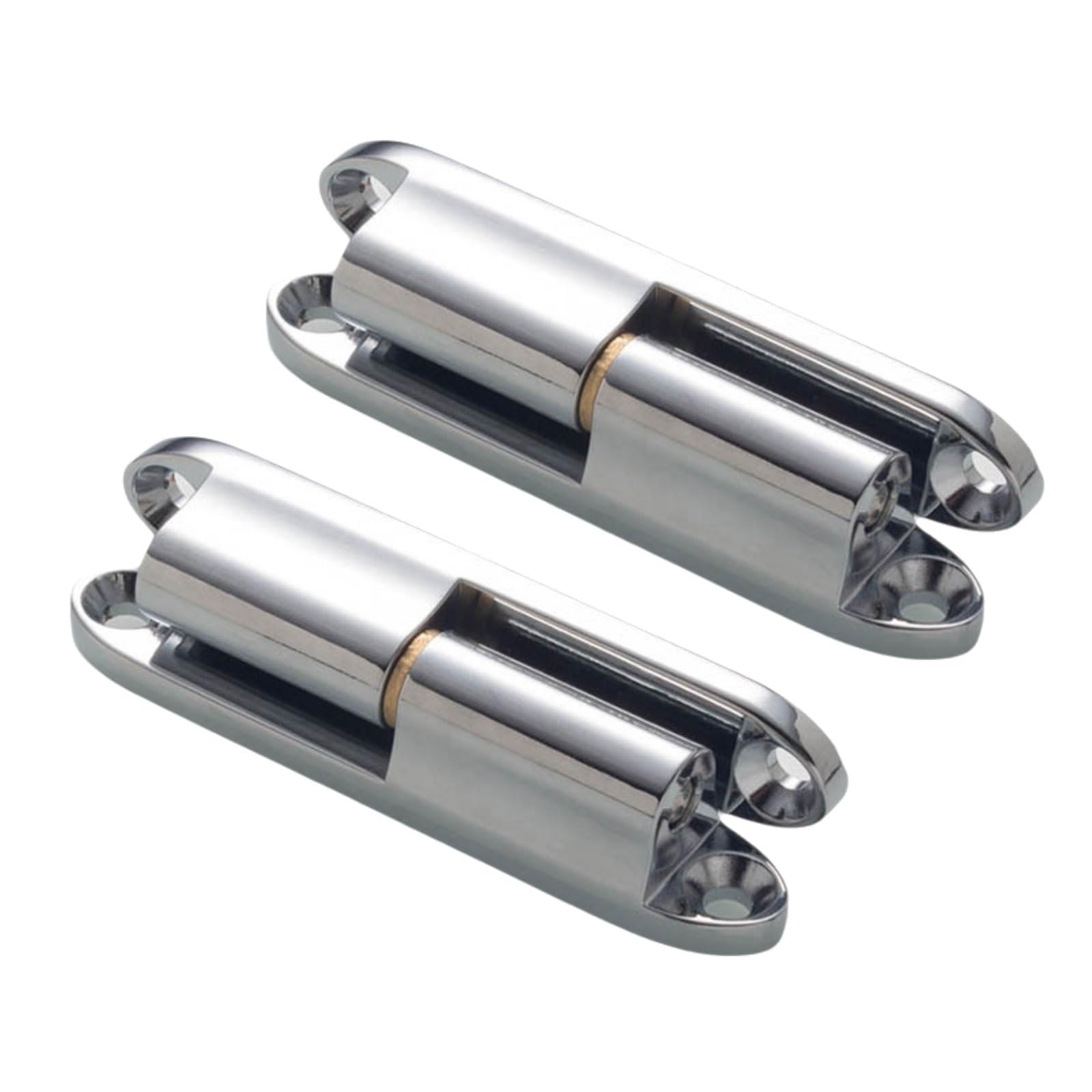 Bisagras Para Puertas De Madera De Hierro Galvanizado – 2 Piezas – Diseño De 3 Garras – Silenciosas Y Duraderas – Color Plata