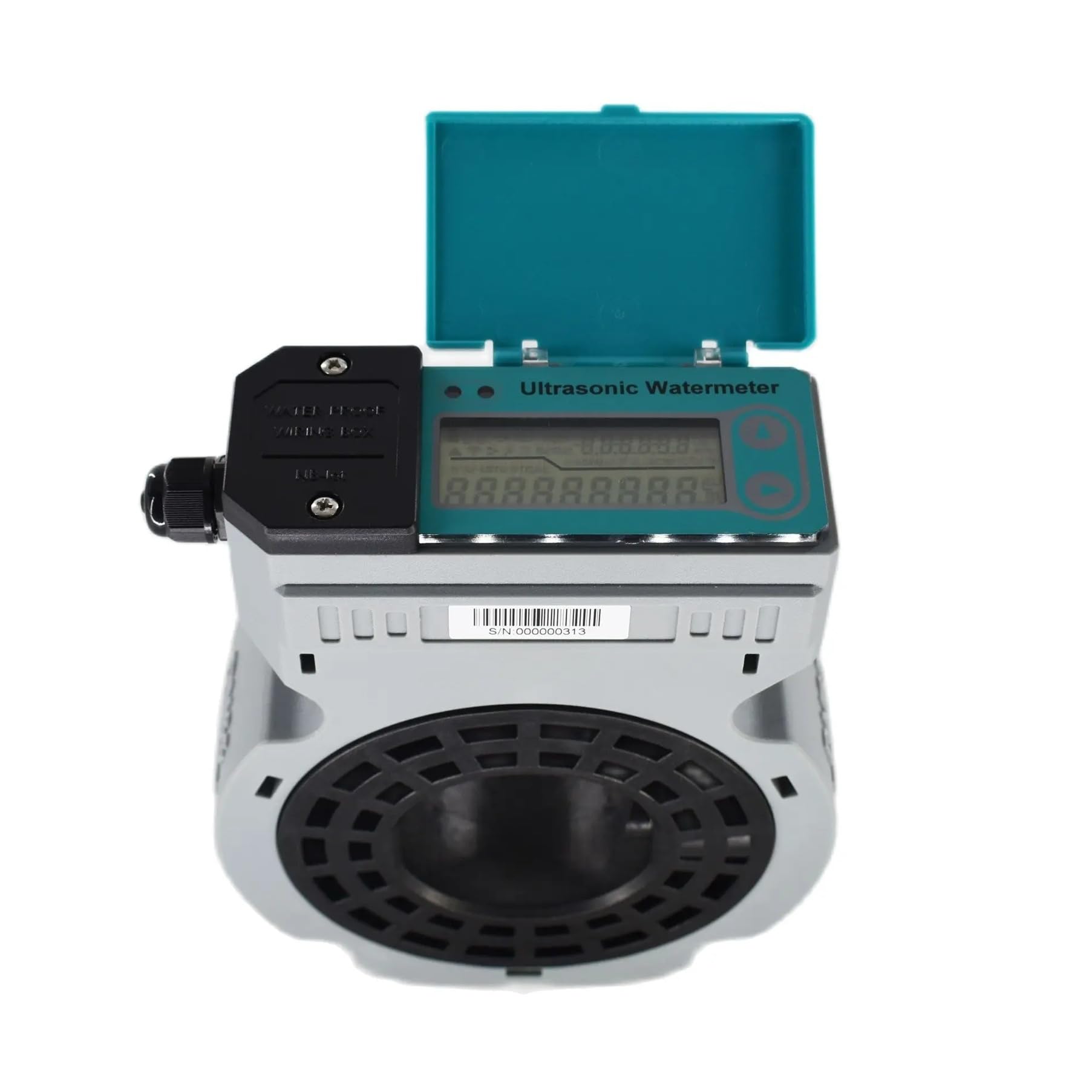 Digitaler Ultraschall-Wasserzähler mit LCD-Display DN50 bis DN150 Sandwich-Typ Flüssigkeitsdurchflusssensor IP68 Geringe Wiederholbarkeit(DN50)