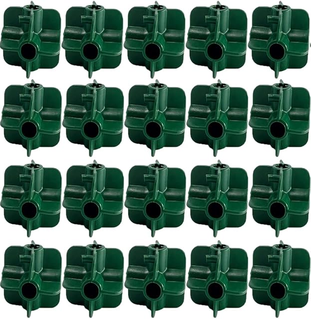 HowseHold Flexible Cane Balls - Bamboo Cane Connectors for Fruit Cages Netting Frames [PACK OF 20]
