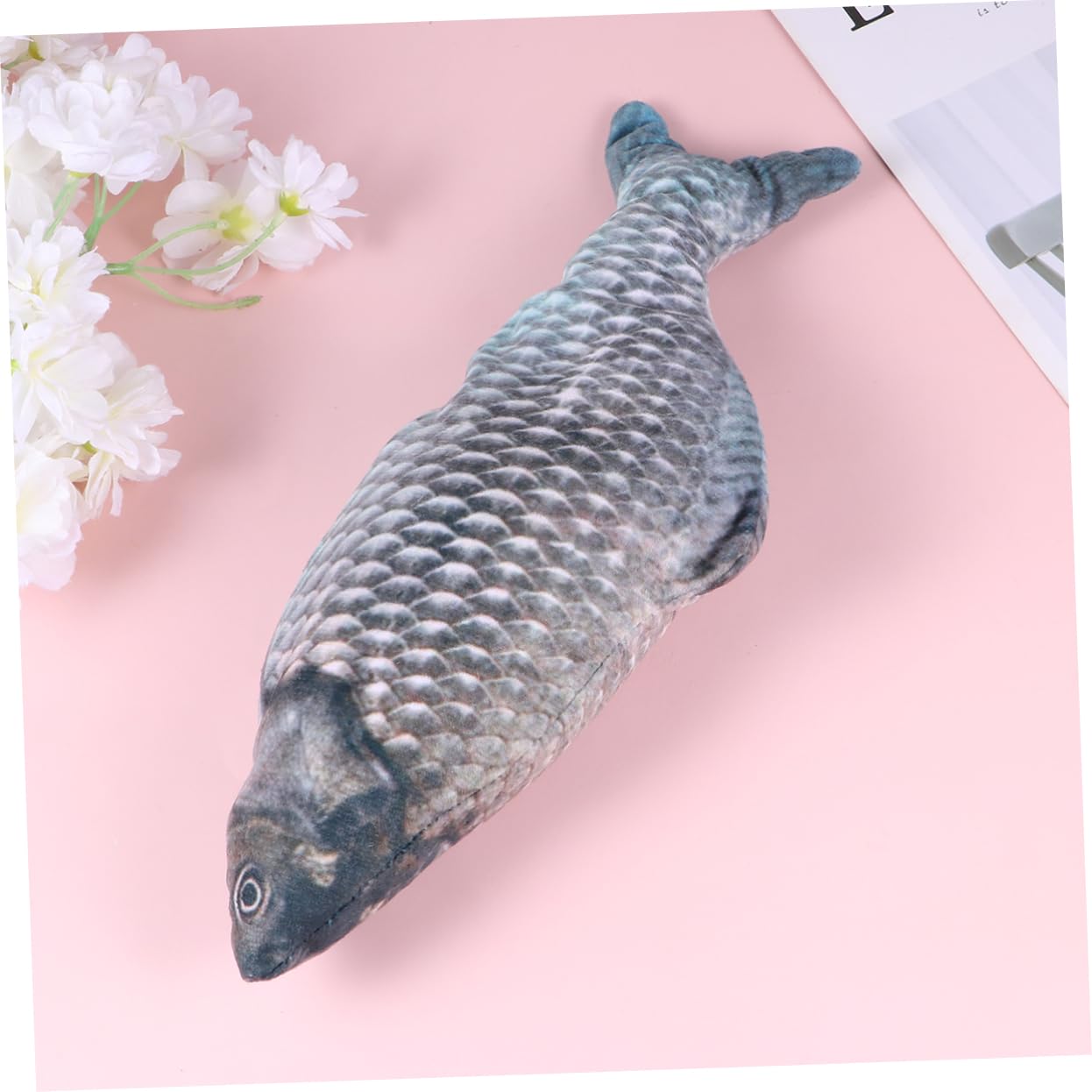 Happyyami 3stücke USB-wiederaufladbares Katzen-Spielzeug Elektronisches Springendes Fisch-Spielzeug Aus Plüsch Für Katzen Interaktives Katzenspielzeug Spiel Und Bewegung