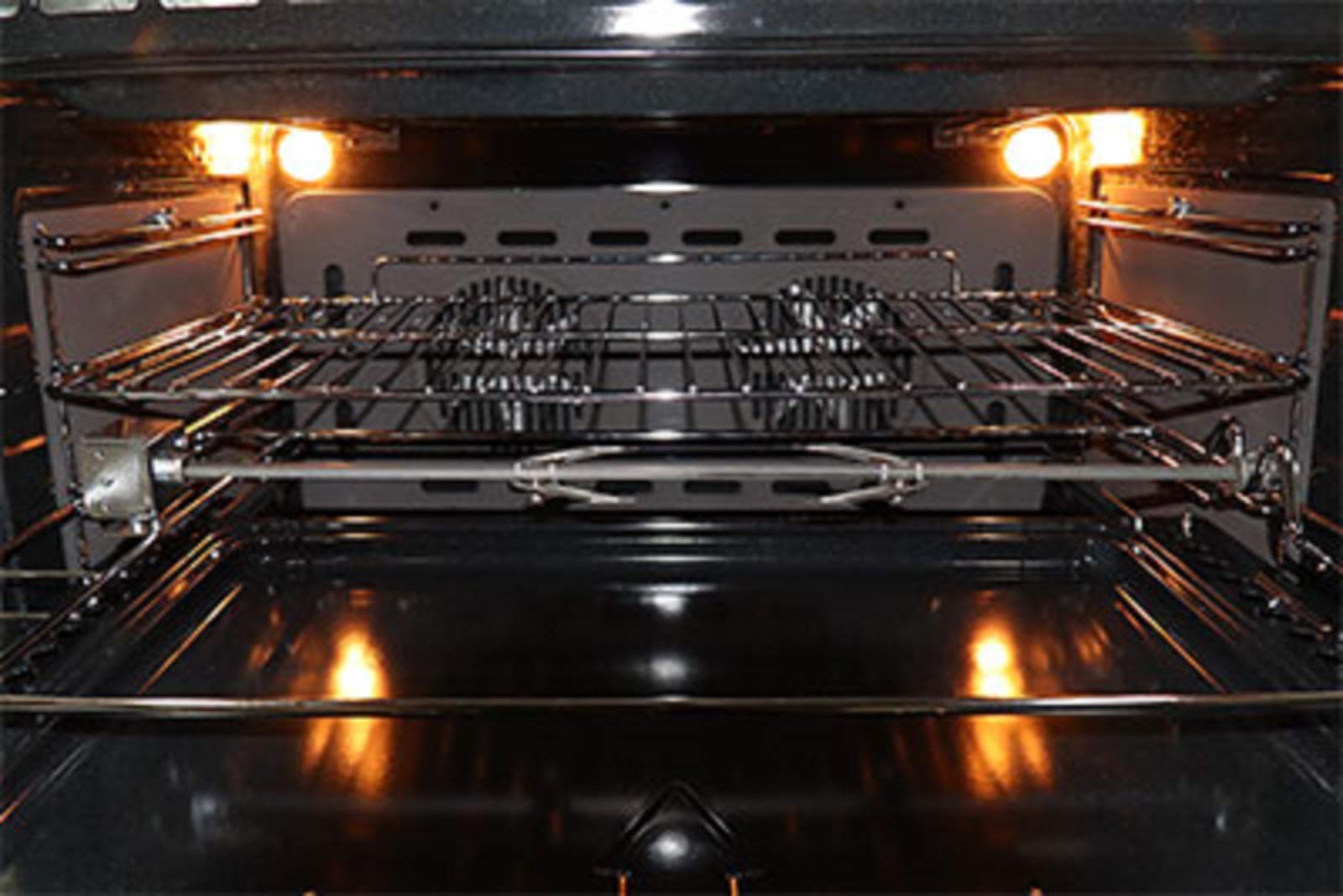 Kaiser HGE 93505 R Gaz Electrique Cuisinière 90cm/Four électrique/Cuisinière/ 115L / Plaque de cuisson au gaz/ 4,5 Kw WOK/ 8 fonctions/Autonettoyage/Gaz naturel et propane possibles/Qualité de luxe