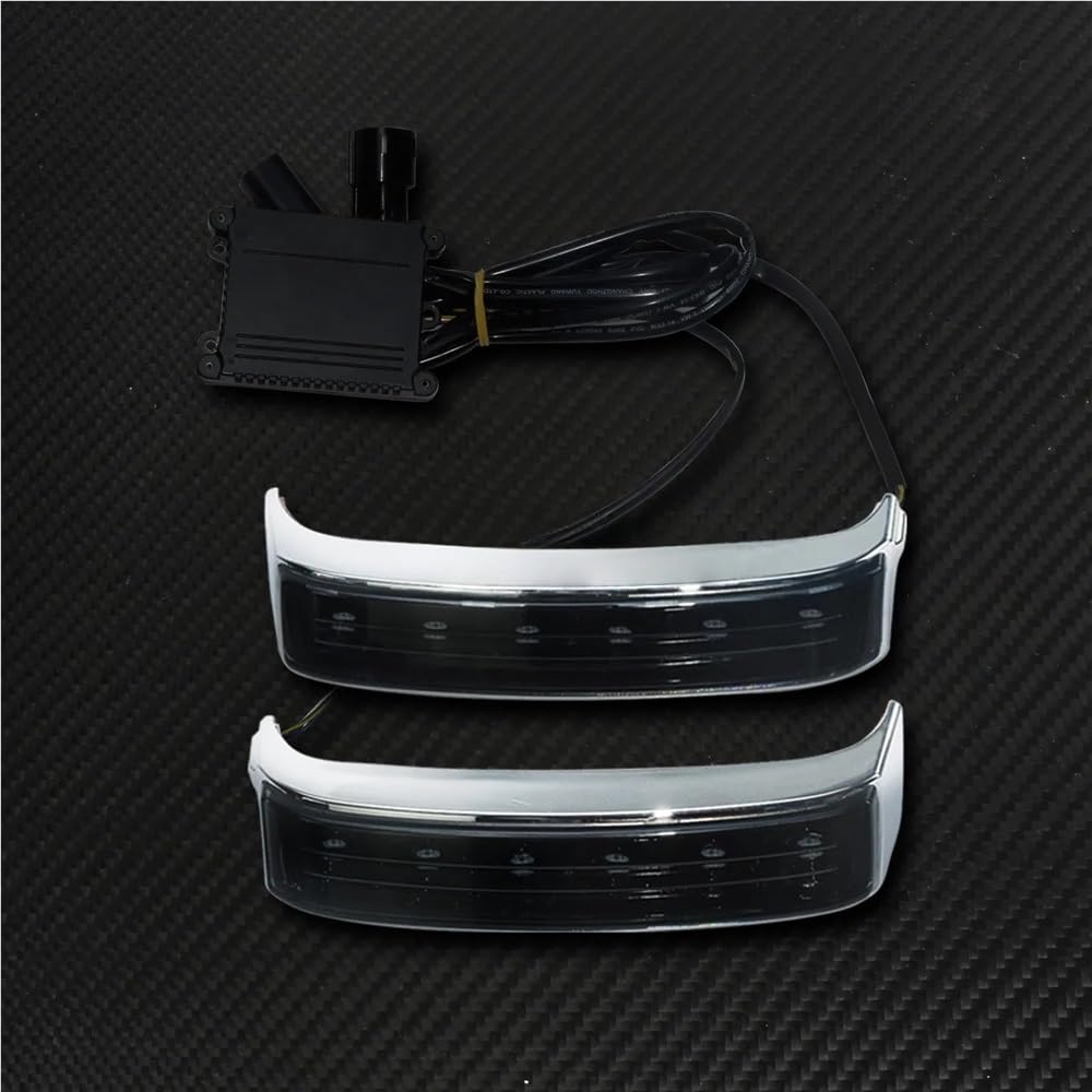 Frein Arrière Lampe Feu Arrière Avec Sacoches Latérales, Clignotants, Feux De Détresse Et Stop Pour Touring Pour Road King Pour Electra Glide