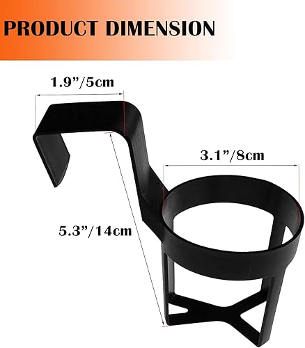 Miniatura 3 de Autrends Soporte para latas de auto para automóvil, soporte para bebidas, puerta de ventana, accesorios interiores para automóviles, camiones,