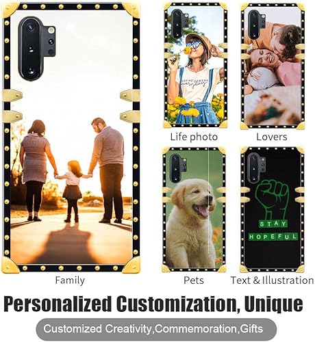 Miniatura 3 de Funda personalizada compatible con Samsung Galaxy Note 10 Plus, funda con patrón de bricolaje Note 10 Plus, TPU suave a prueba de golpes, parte