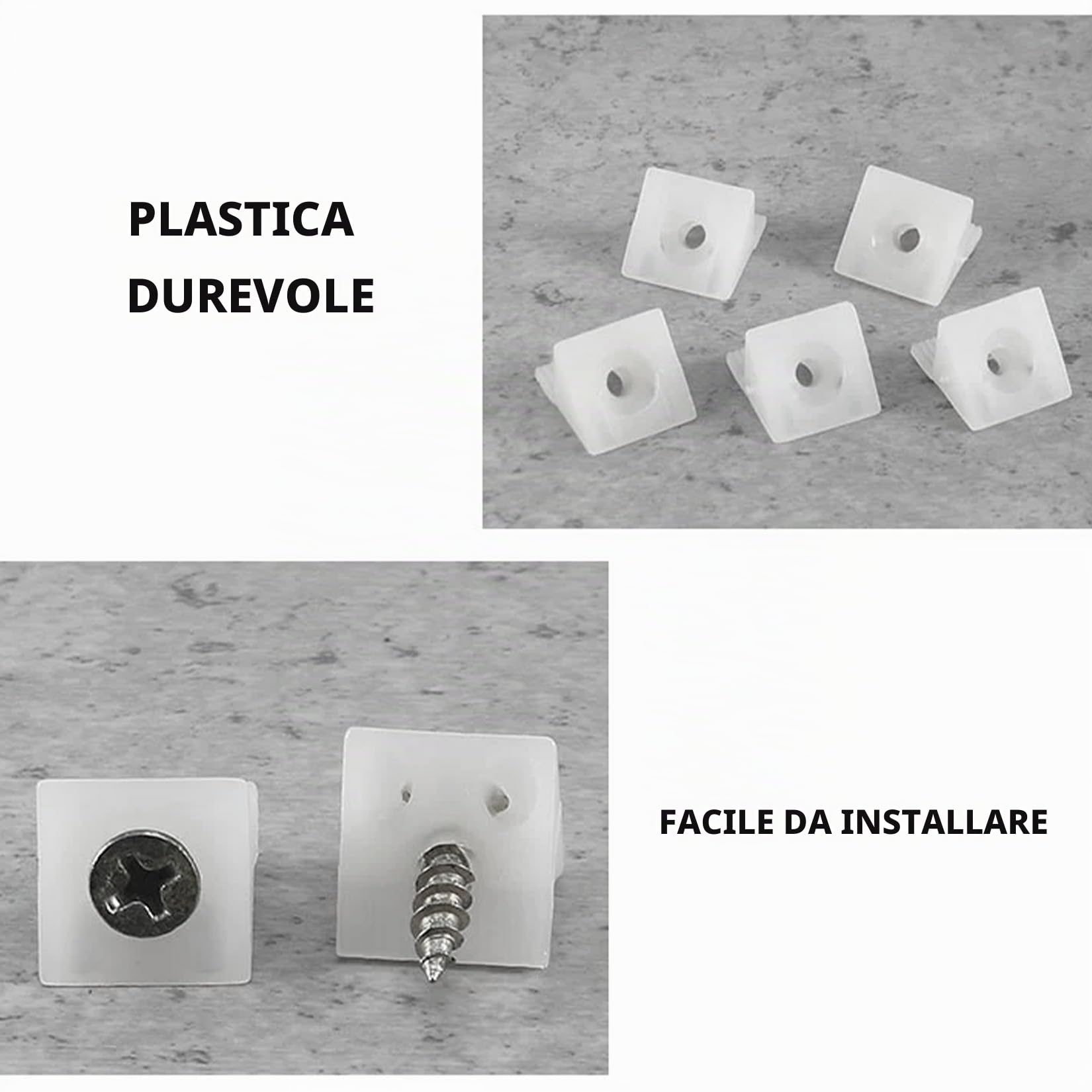 Ewwtrey 120 Pezzi Cunei di Fissaggio Stabilizzatori, Riparazione Cunei per Mobili per Ripara Cassetti, Cunei Mobili de Cassetto con Viti, Cunei di Cassetto pour Inferiore Riparazione Cedimenti