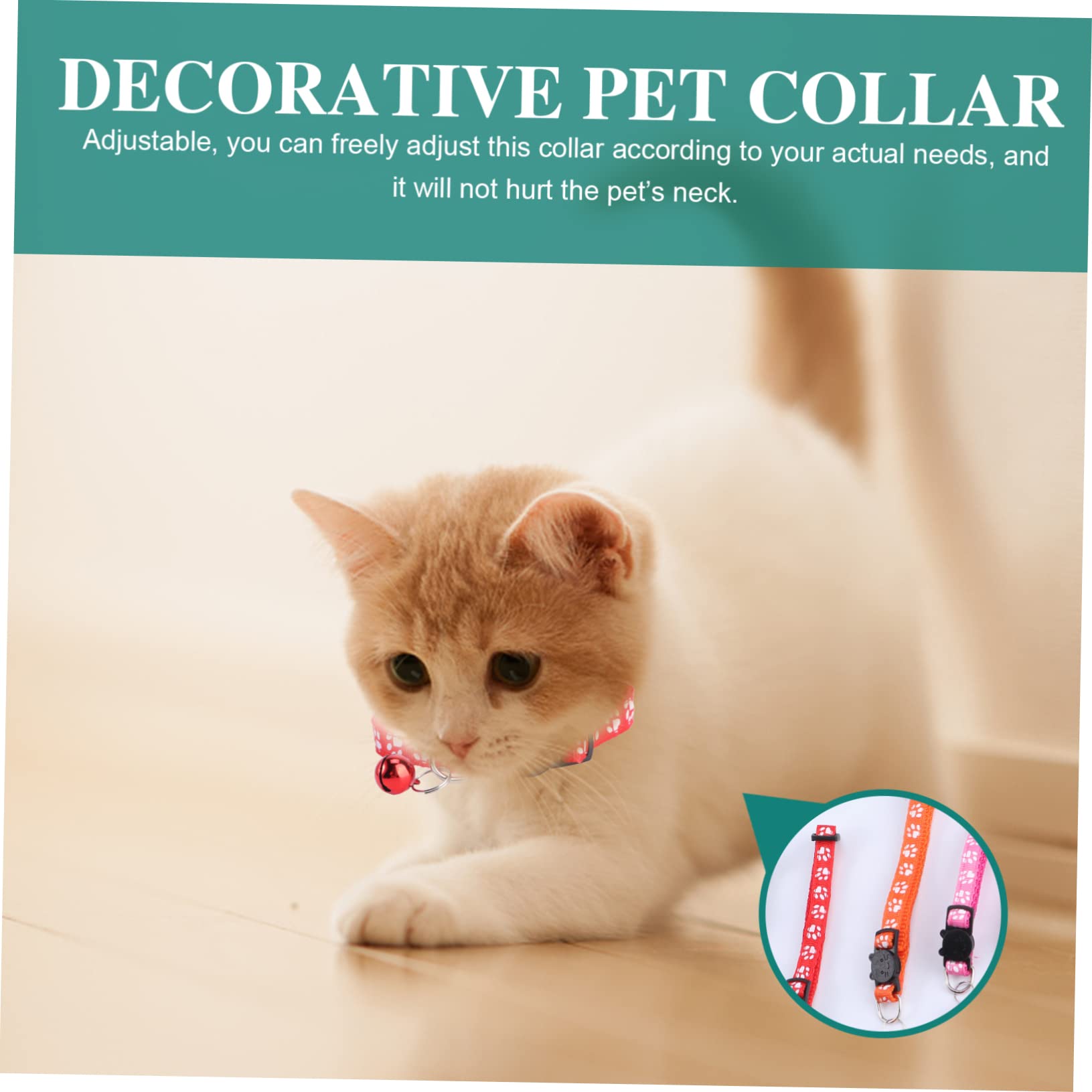 Beavorty 36pièces Collier Ajustable pour Animaux De Compagnie Collier Décoratif avec Détails Élégants pour Et Chiens