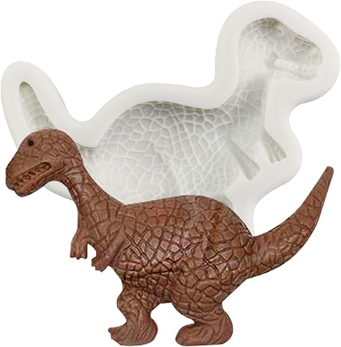 Miniatura 10 de Funshowcase Molde de silicona para fondant de dinosaurio T Rex de 23 pulgadas