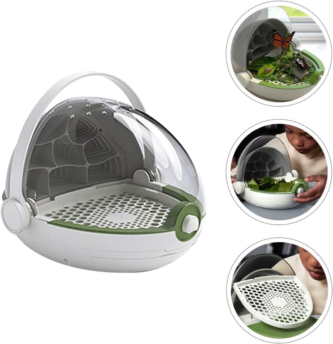 Indoor Insect Rearing Silkworm Box Portable Silkworm Cage Capsule Case for Boys and Girls