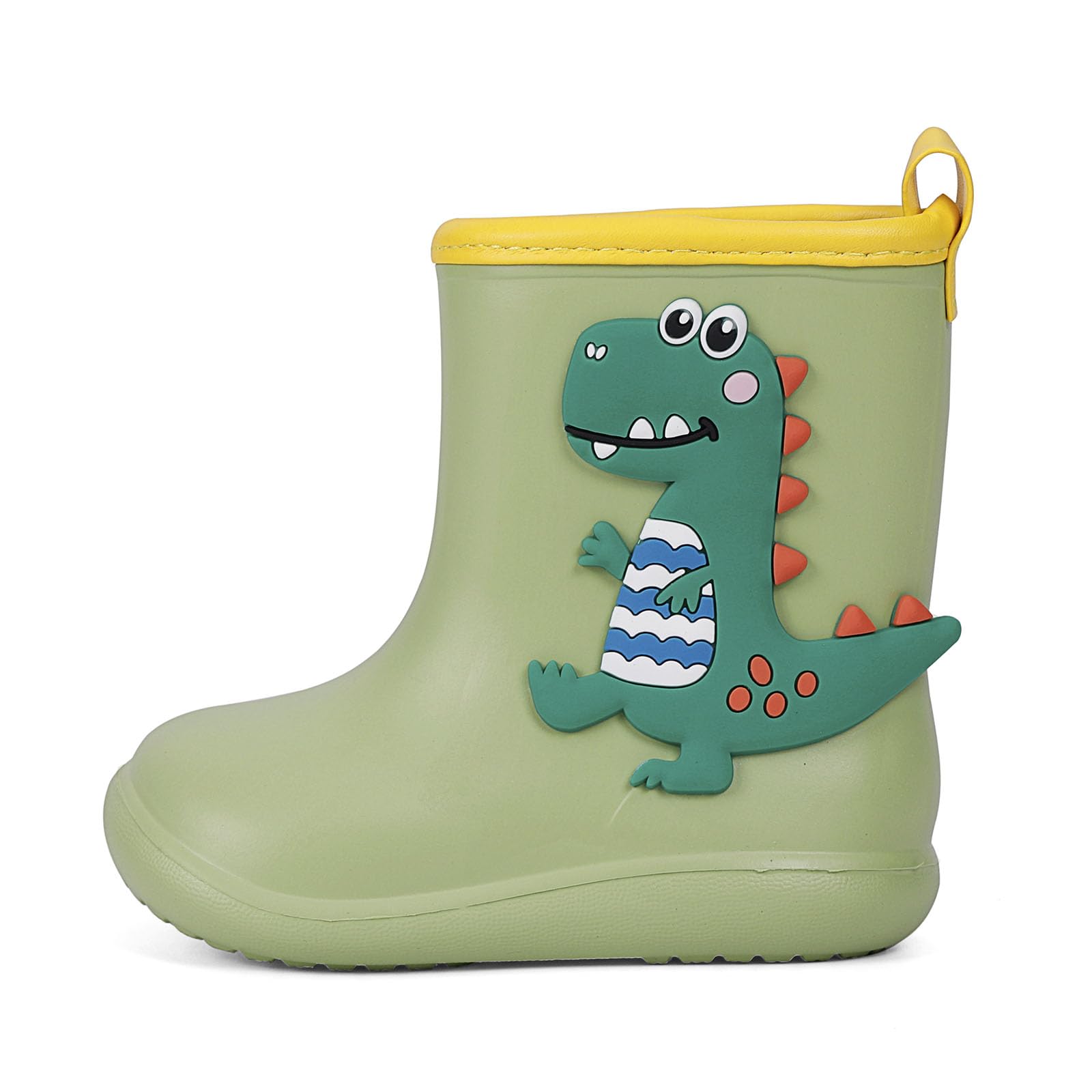MASOCIO Botas de Agua Niño y Niña Botas Lluvia Bebé Dibujos Animados de Animales Impermeables y Antideslizante Talla 20-30 EU