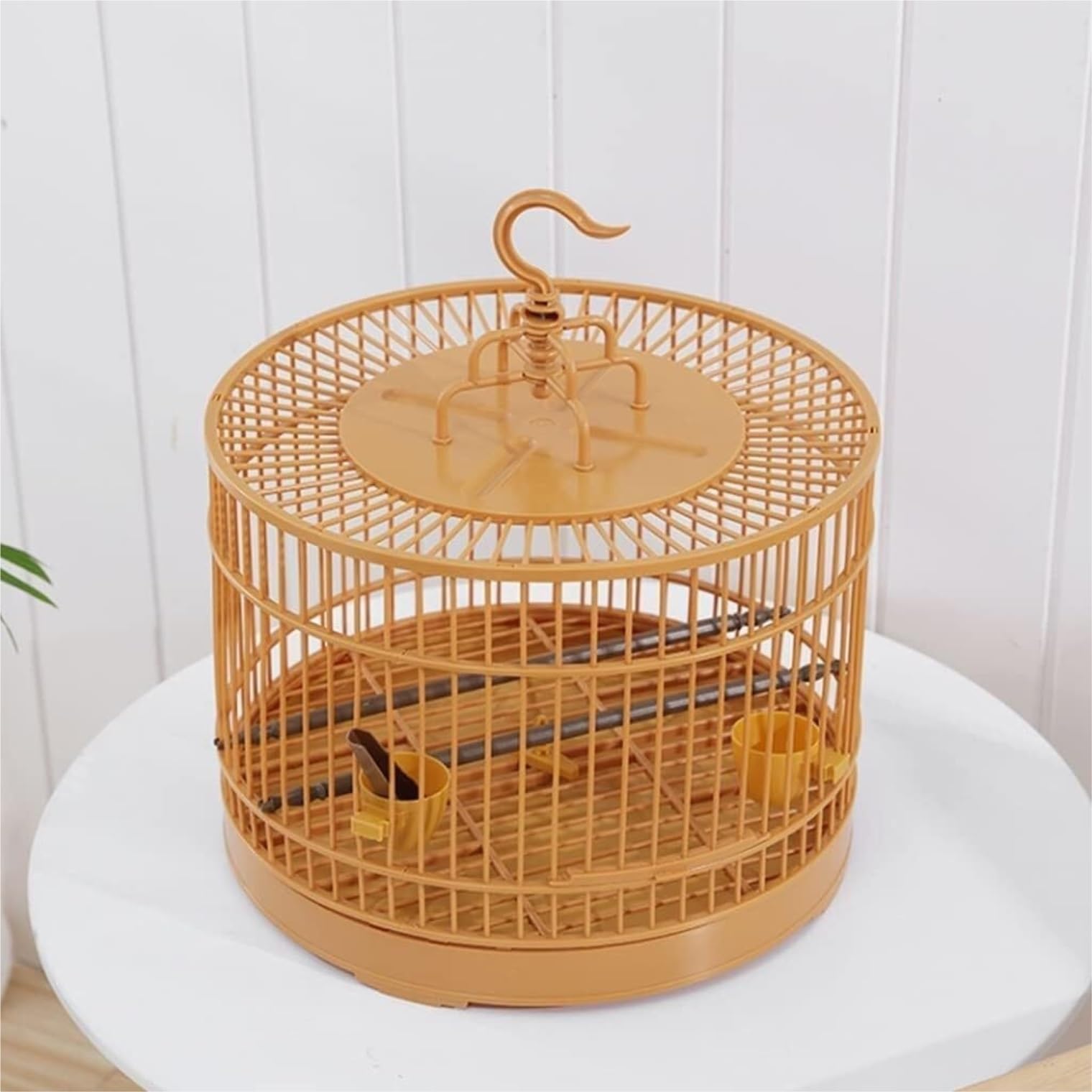 Gabbia per uccelli Gabbia Canarini Trasportini Per Uccelli Rotondi Appesi Gabbie Per Creative Prodotti Per Animali Domestici Retrò Gabbia Di Volo Per Patio Nel Cortile Voliera Robusta