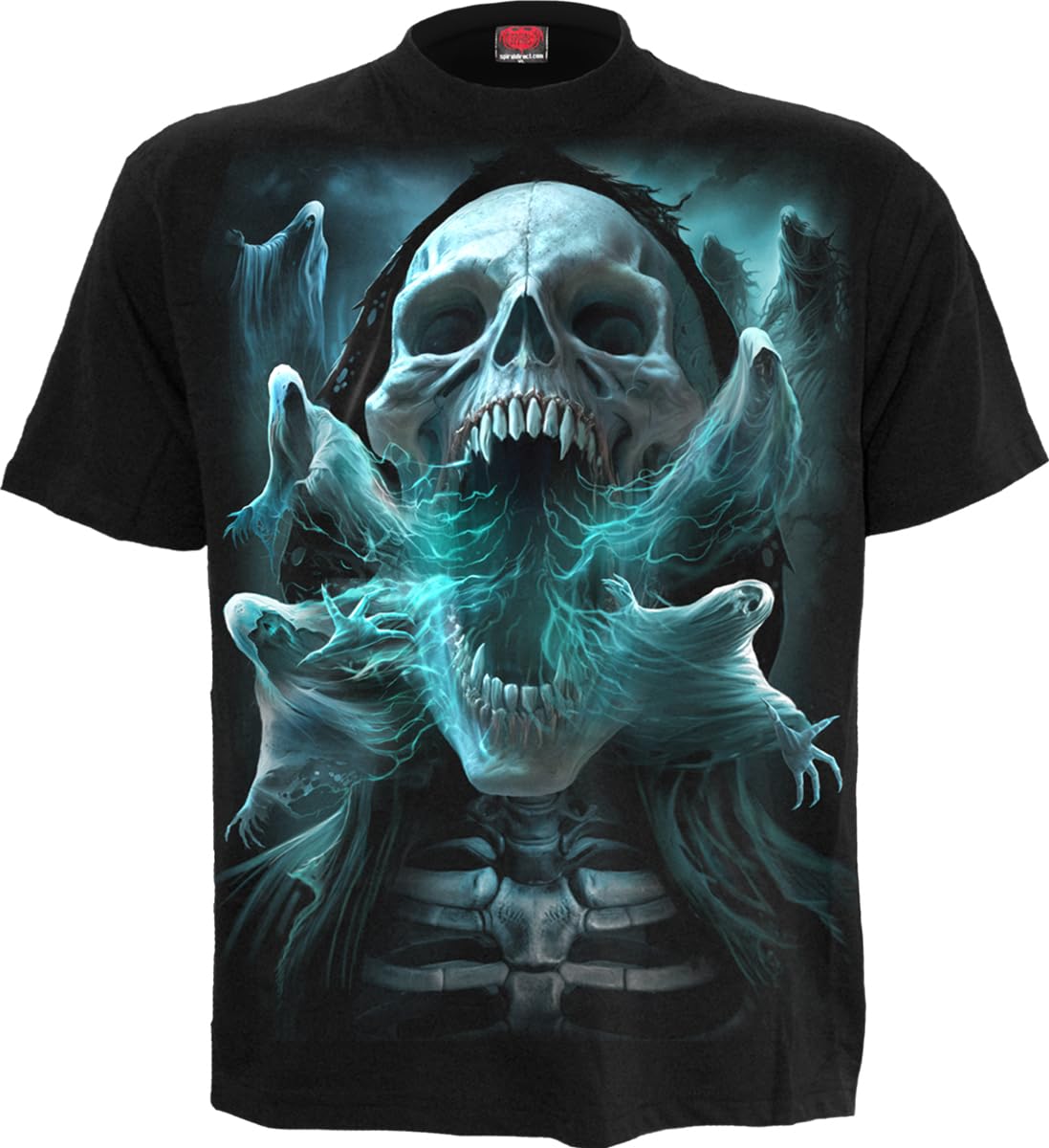 Spiral - Ghost Skull - T-Shirt Black - XXL