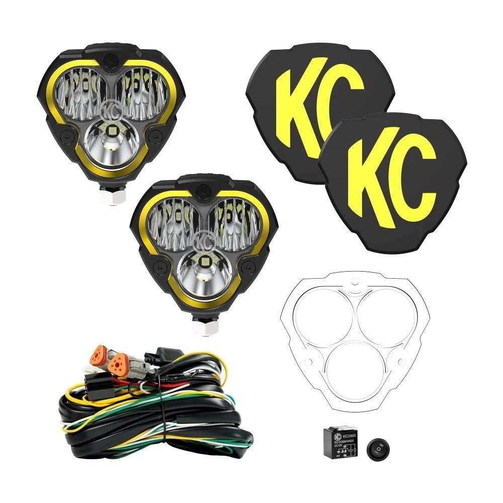 KC Hilites Flex ERA® 3-2-Light Master LED Light Pod Kit