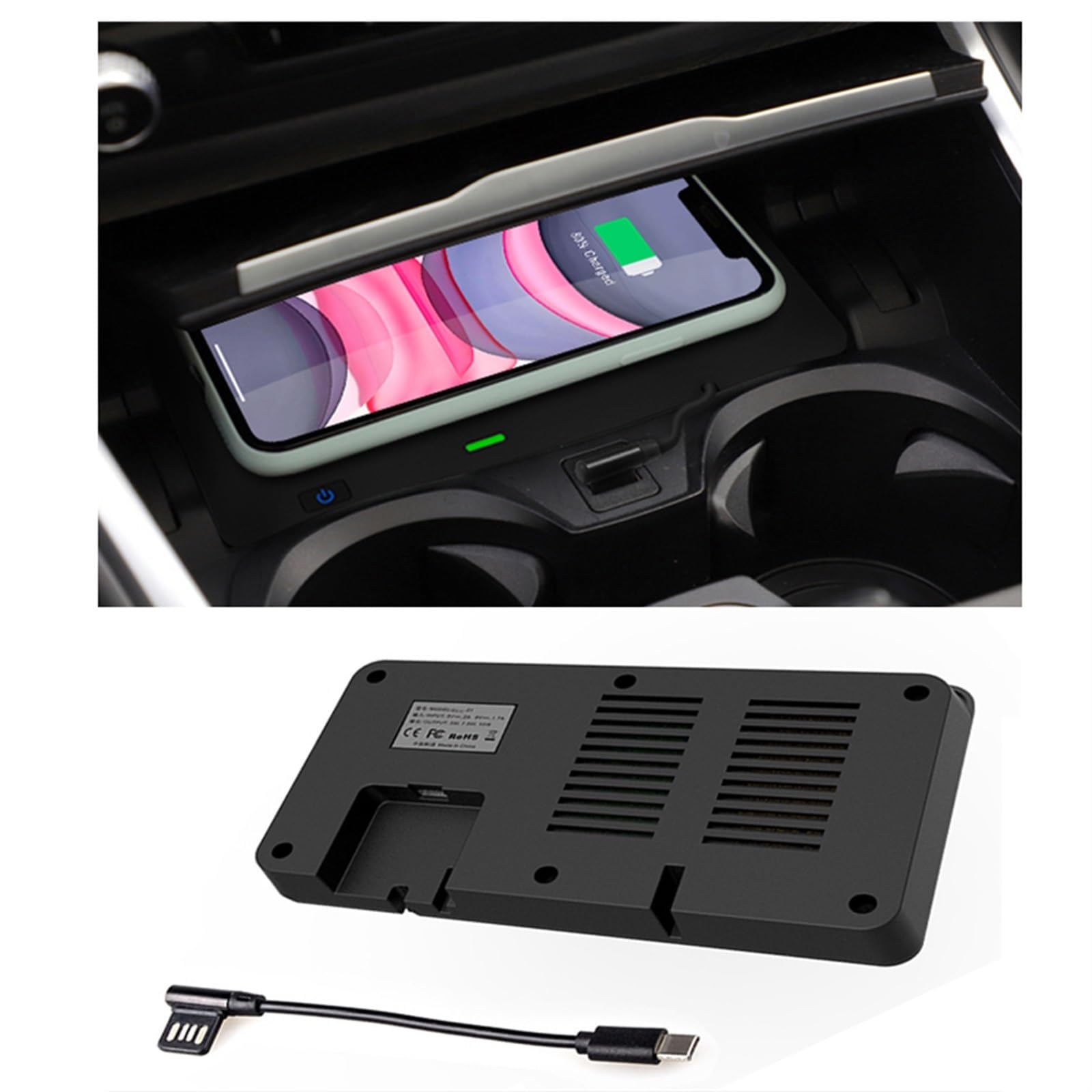 Chargeur sans fil for voiture, pour BMW, 2019-2021 Série 3 G20