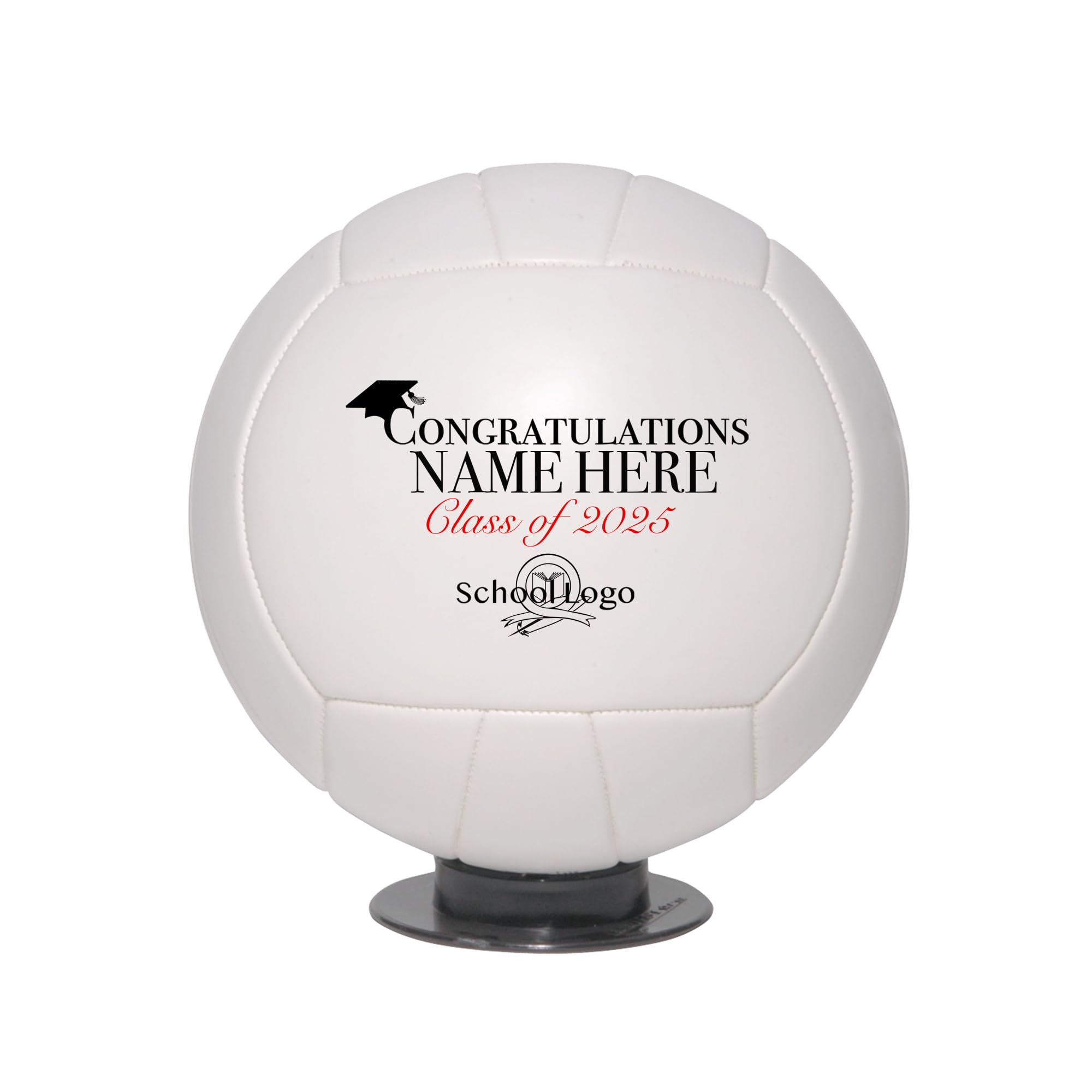 Custom Personalized Graduation Volleyball (Mini, with Base)