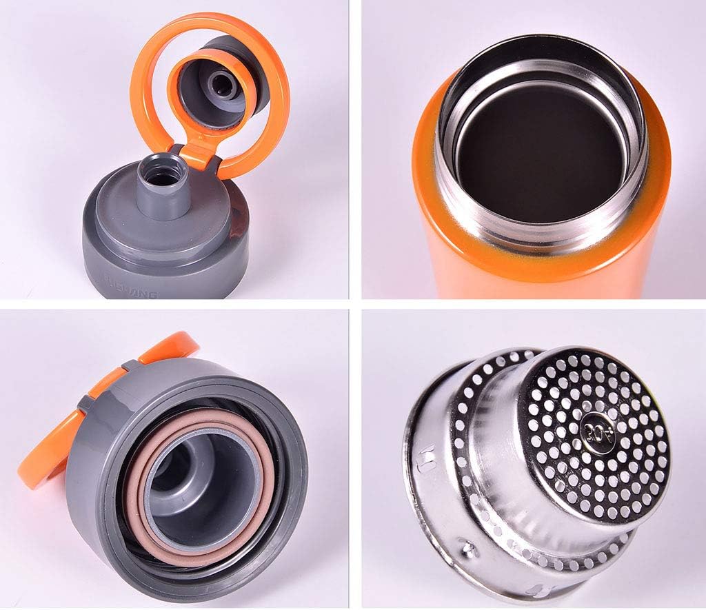 Large-capacity Men's And Women's Insulation Cup Sports Kettle Outdoor Camping Ride Stainless Steel Tea Cup Portable Students With Covered Water Cup