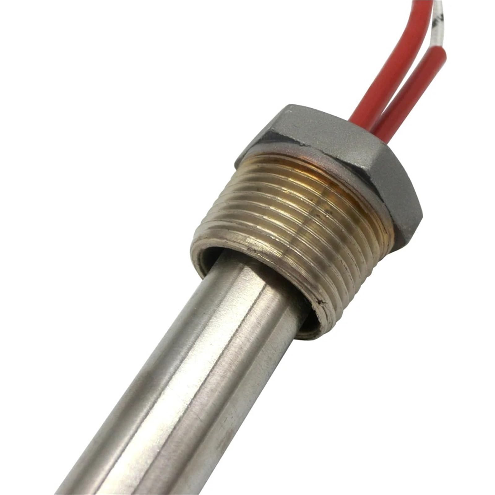 3/4 "DN20 Grzałki z wkładem gwintowanym, element grzejny ze stali nierdzewnej do podgrzewacza zbiornika na wodę, średnica rury 16mm (380V, DN20 16x350mm 2500W)