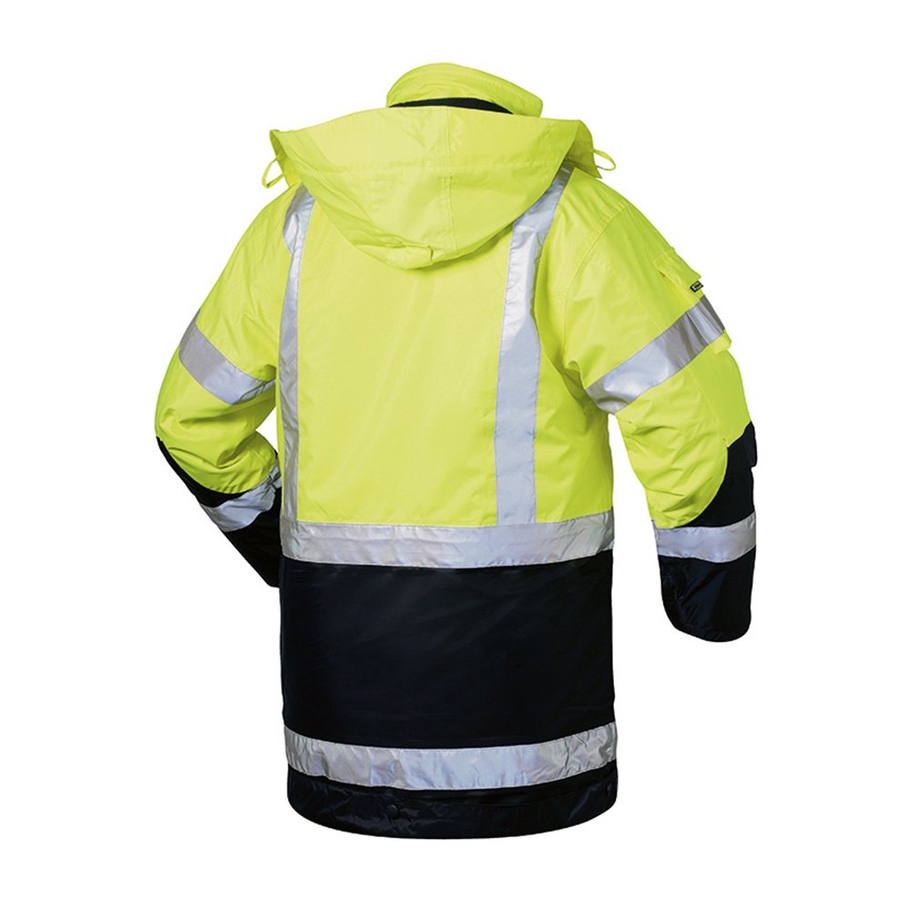 Warnschutzparka Jekyll, Gr. L, gelb/blau