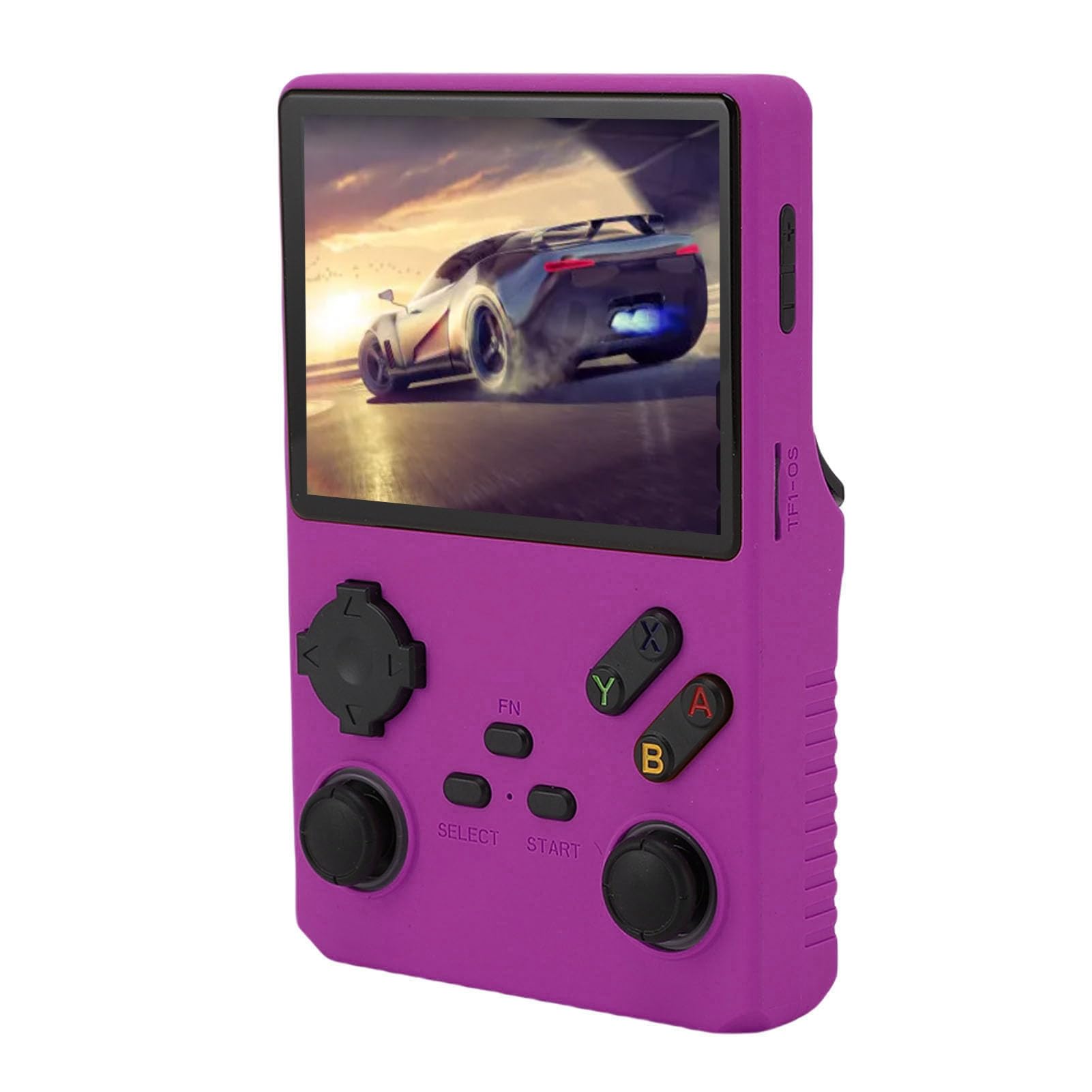 Sxhlseller Console di Gioco Portatile retrò, Schermo da 3,5 Pollici con Risoluzione 640x480, Chip Quad Core RK3326, Scheda di Memoria da 256 GB, 35000 Giochi, unità di Gioco Portatile Viola (PURPLE)