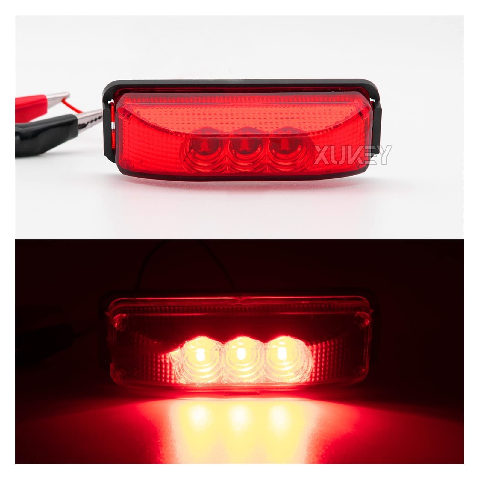 Luces traseras 3 Luces - De Posición Lateral, Lámpara Indicadora, Autobús, Camión, Remolque, Camión, Caravana, 12-24V, Camioneta, Remolque, Guardabarros, Luz Trasera