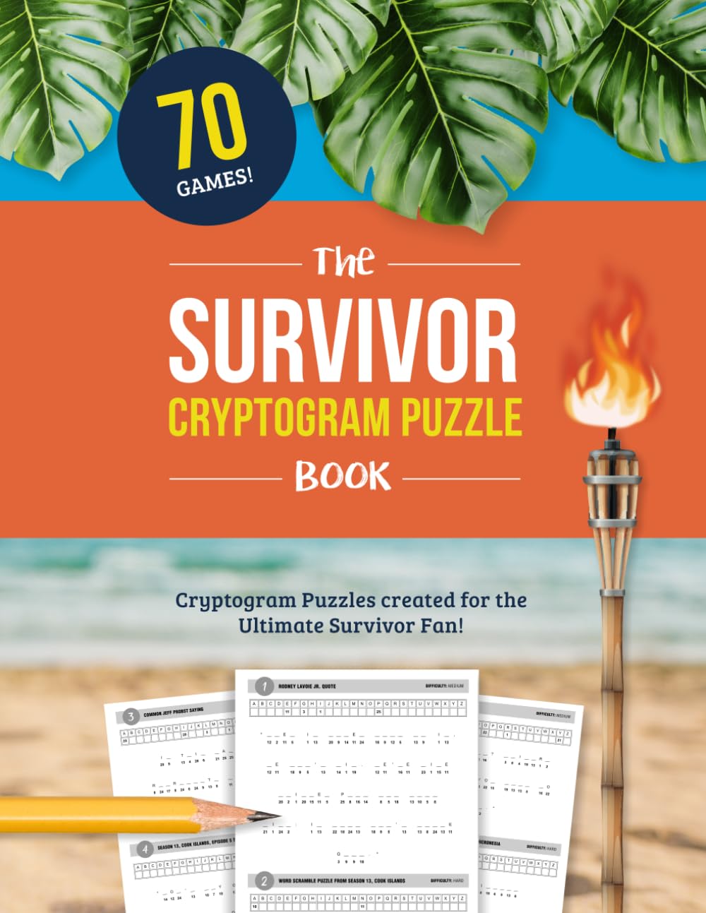 The Survivor Cryptogram Puzzle Book: Games for the Ultimate Fan of the TV Show!