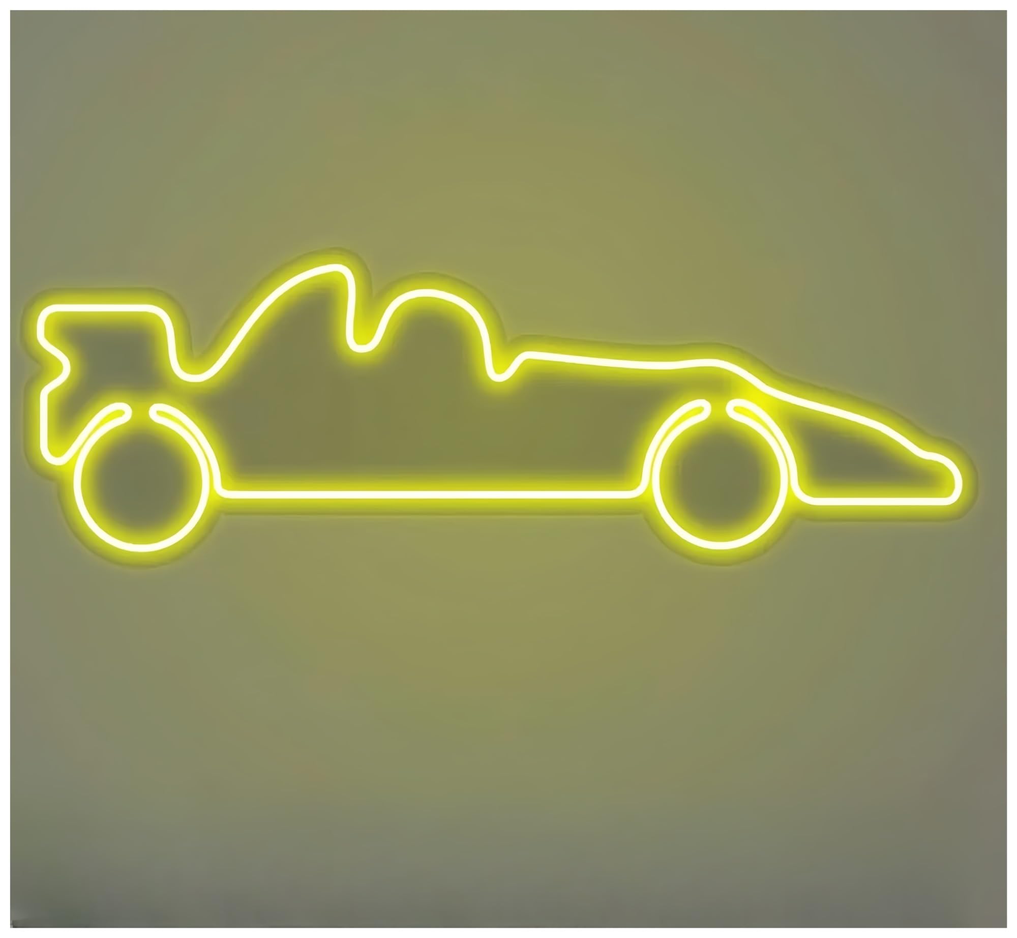 SHOUXI Sign Lamp Racing Motorsport Neon Sign, Sports Room Decor 43cm(C)