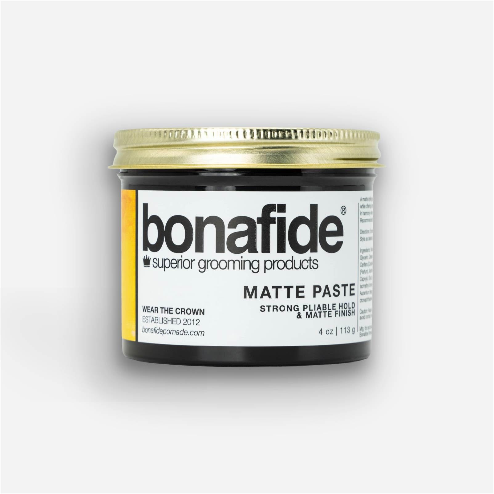 Amazon | ボナファイドポマード マットペースト 113g（リニューアル版