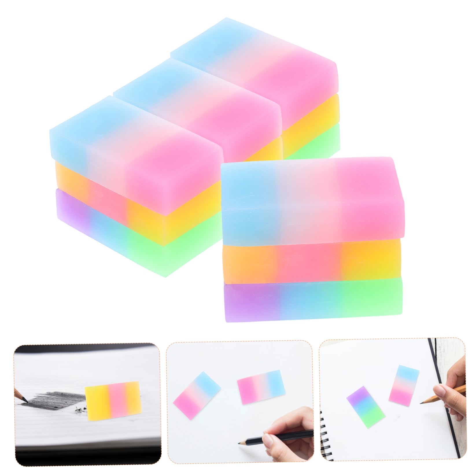 Gomme da Cancellare Jelly 36pezzi Tpr Stile Cartoon per Scuola | Jelly Erasers, Portable Drawing Erasers, Cute Erasers For Drawing, Decorazioni Scuola