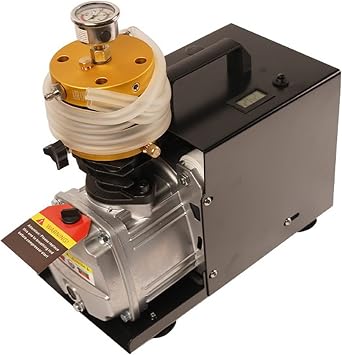 DOLUNTO TXES011 4500Psi 300Bar 30Mpa PCP Air Compressor Electric High Pressure Air Pump Pneumatic PCP Scuba Inflator Size 110 Volt