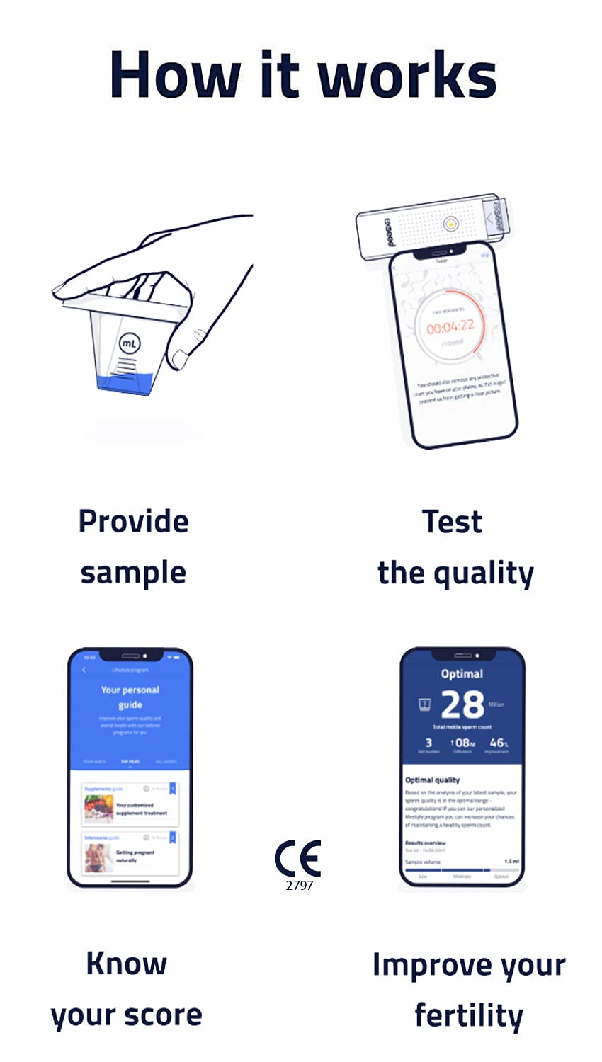 Buy ExSeed Home Sperm Test for Total Motile Sperm Count Assessment