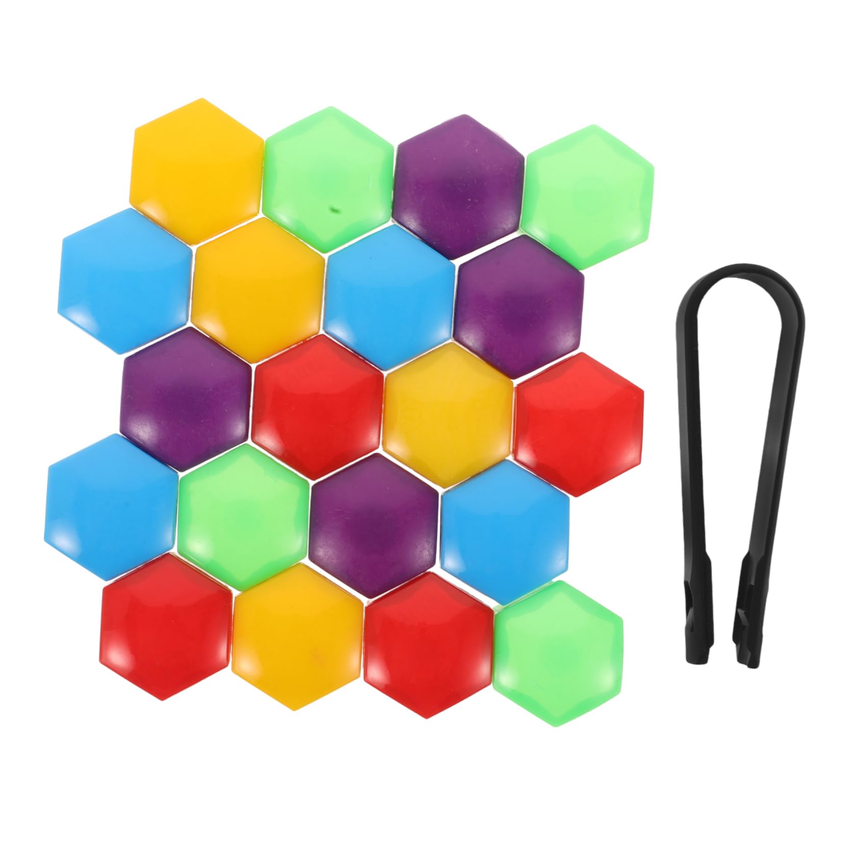 Luxshiny 20pcs Wheel Lug Nut Cover Replacement for Cars Trucks and Suvs Durable Material Tire Easy Installation Versatile Decorative Accessory