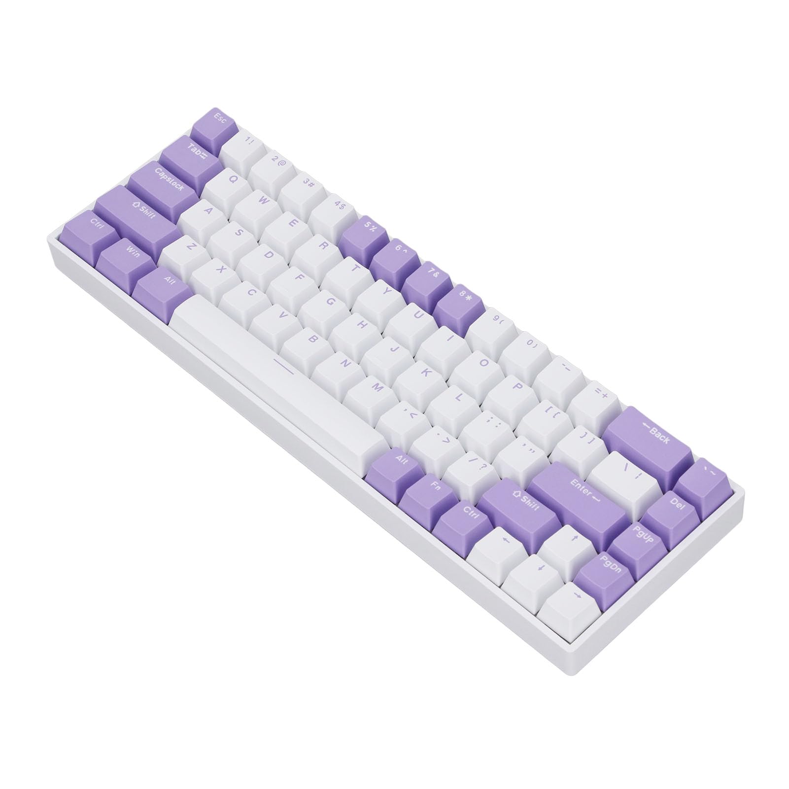 Teclado Mecánico de 68 Teclas, 60% RGB Inalámbrico Hot Swap