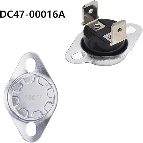 Miniatura 5 de Elemento calefactor para secadora Samsung DC47-00019A, kit de reparación de secadora con termostato DC47-00018A, fusibles térmicos DC47-00016A y