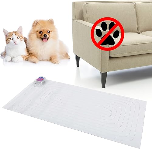 Tapete de entrenamiento para mascotas, 19.9 x 47.8 pulgadas, almohadillas de entrenamiento de choque para mascotas, uso en interiores, tapete