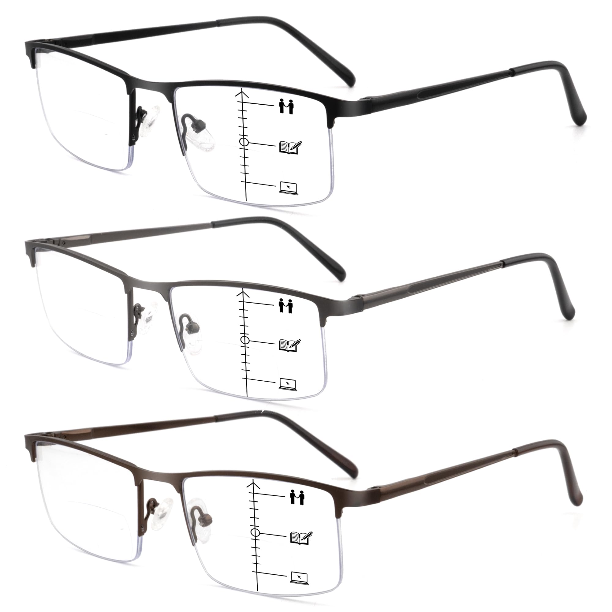 Progressive Reading Glasses for Men